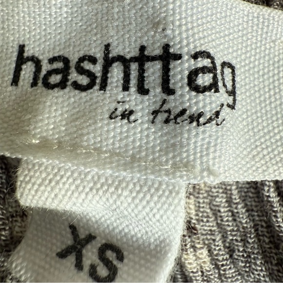 Hashttag in trend long sleeves Grey Floral Women's Boho Peasant Blouse size XS - Picture 10 of 11